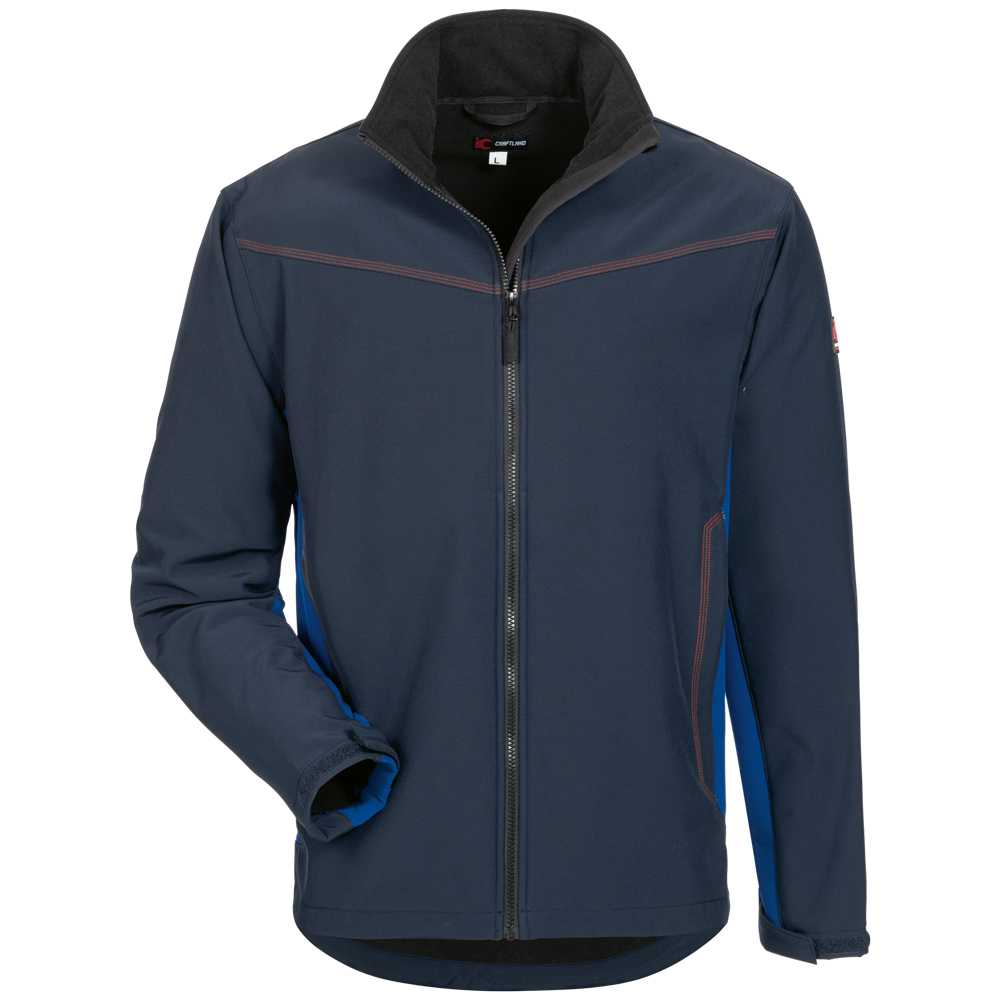 F-CRAFTLAND-Softshell-Jacke, *KLEMENS, marine/kornblau