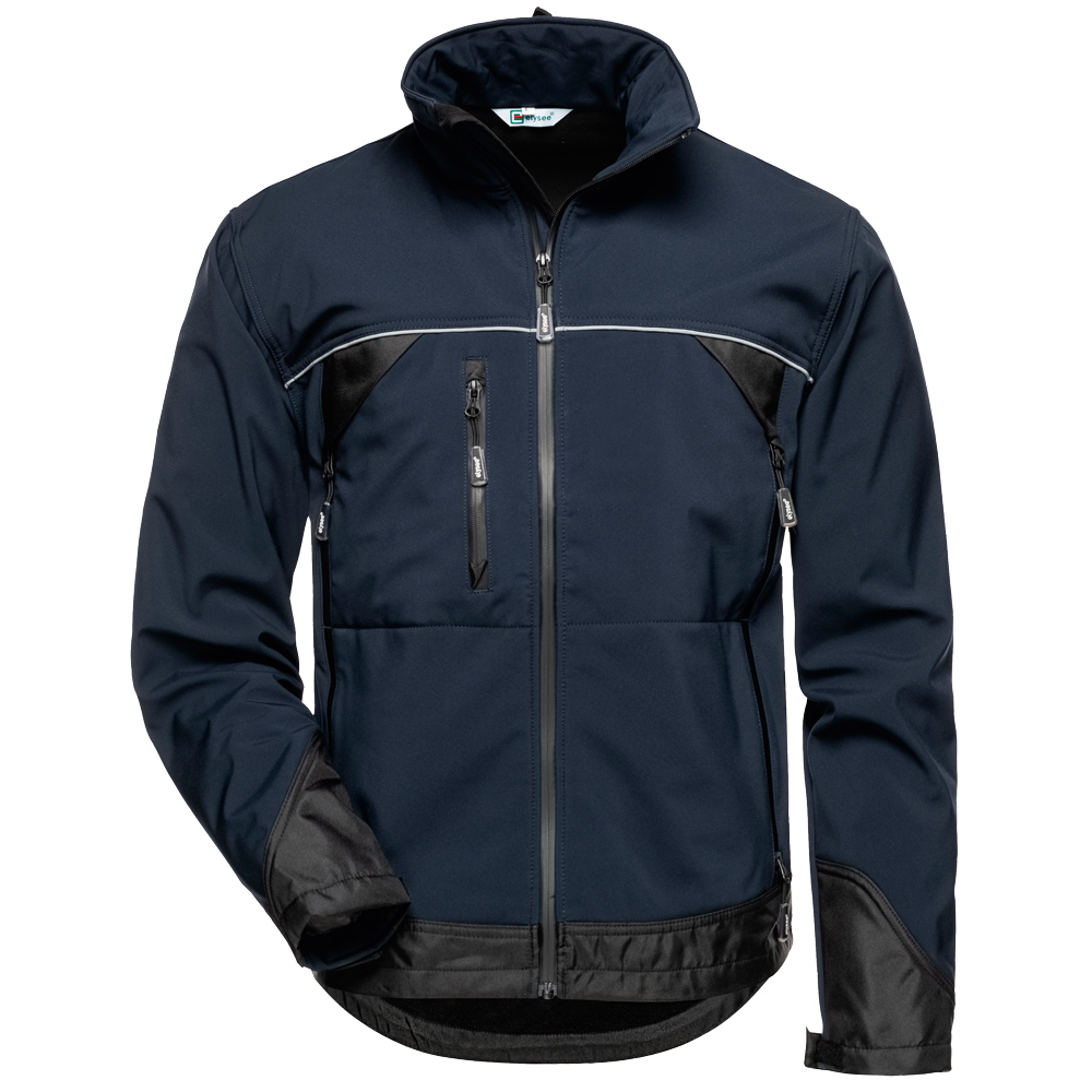 F-ELYSEE-Kälteschutz, Softshell-Jacke, *GAMMA*, marine/schwarz