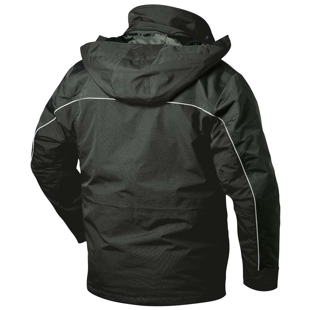 F-ELYSEE-Kälteschutz, Thermo Jacke, *BLACKPOOL*, schwarz/schwarz