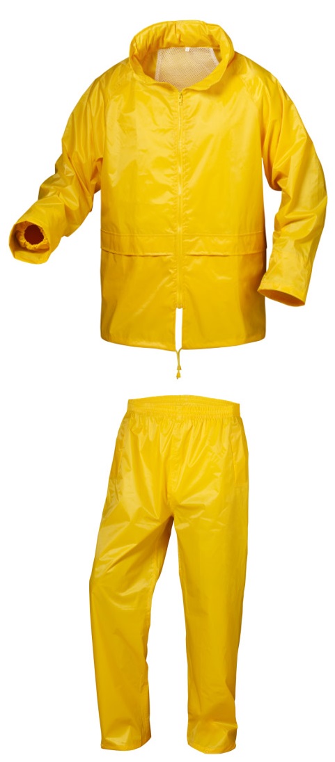 F-CRAFTLAND-Regenschutz,  Regen-Nässe-Wetter-Schutz-Set, Anzug, SONDERBORG, gelb