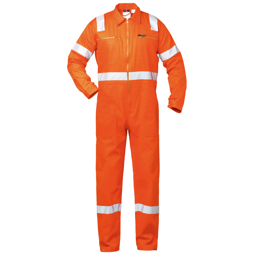 F-CRAFTLAND-Workwear, Rally-Kombination mit Reflexstreifen, *SUZUKA*, orange