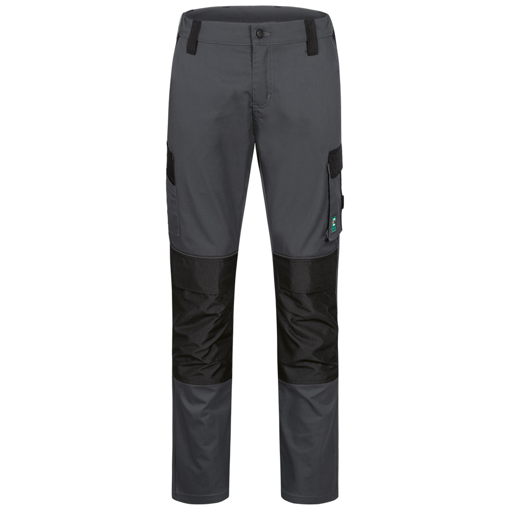 F-FELDTMANN-Workwear, Bundhose, Stretch, ALMADA, grau/schwarz