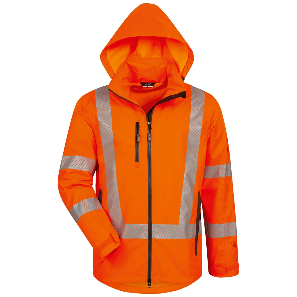 F-ELYSEE-Warnschutz, Warnschutz-Regenjacke, *AIDEN*, warnorange