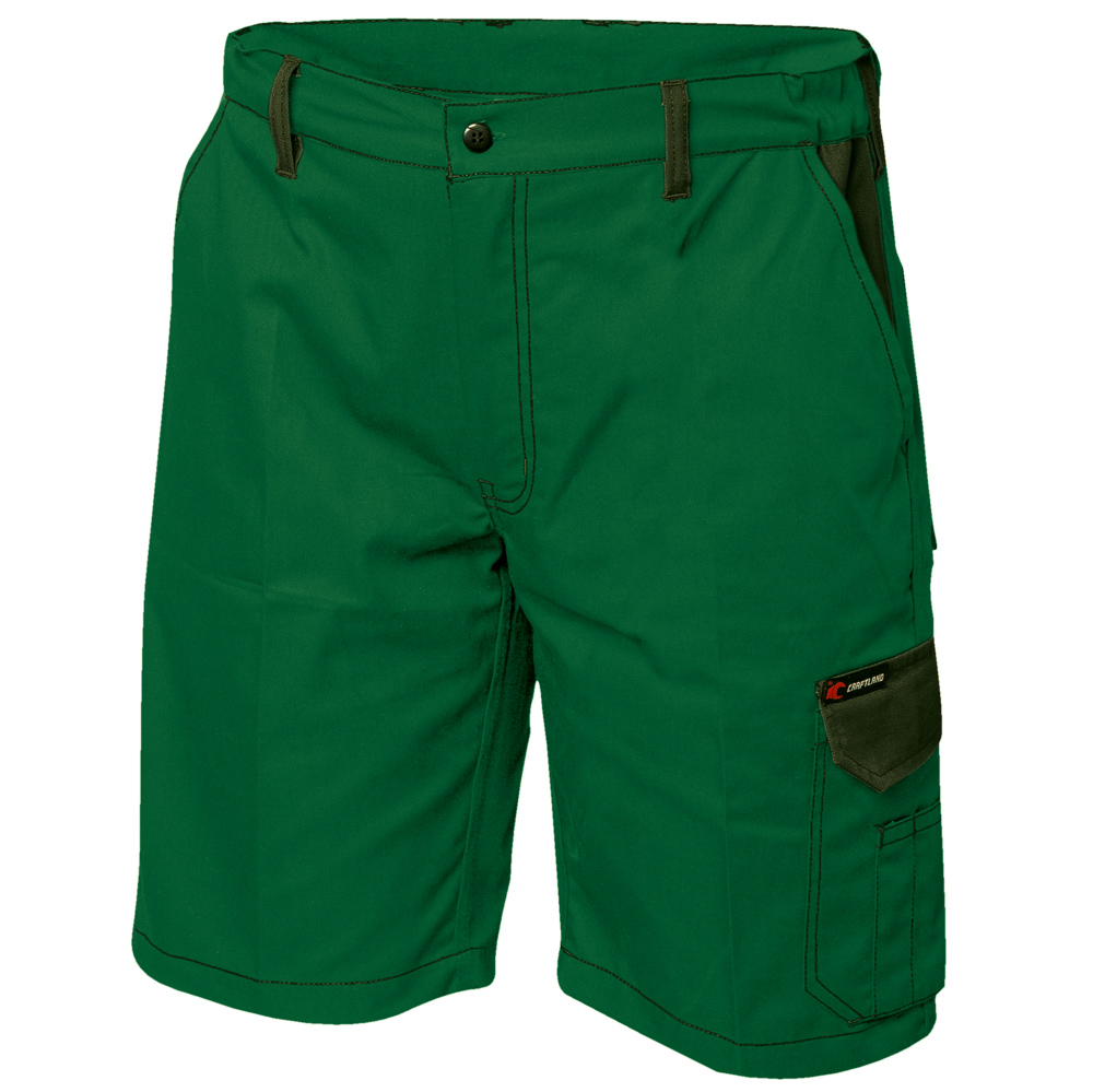 F-CRAFTLAND-Workwear, Shorts, Twill *WESTERLO*, grün/schwarz