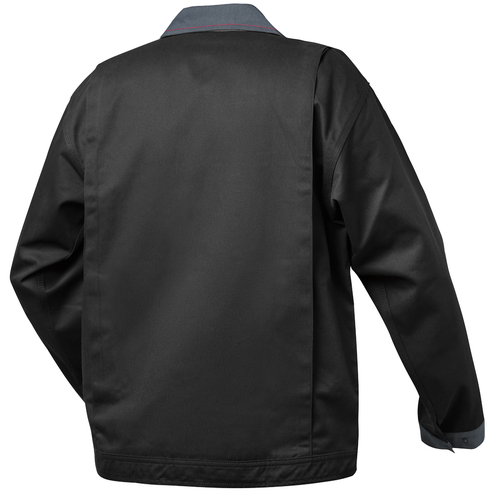 F-CRAFTLAND-Workwear, Bundjacke, Twill *LOKEREN*, schwarz/grau