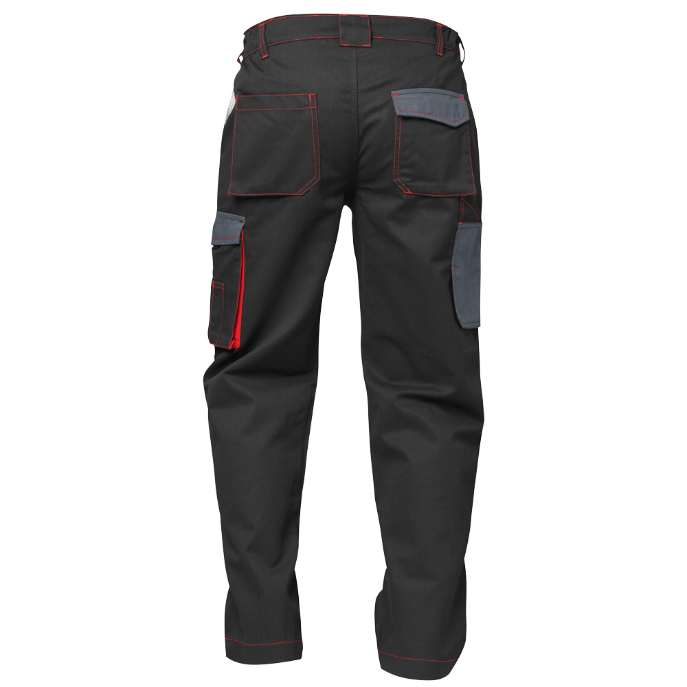 F-CRAFTLAND-Workwear, Bundhose, Twill *BRUGGE*, schwarz/grau