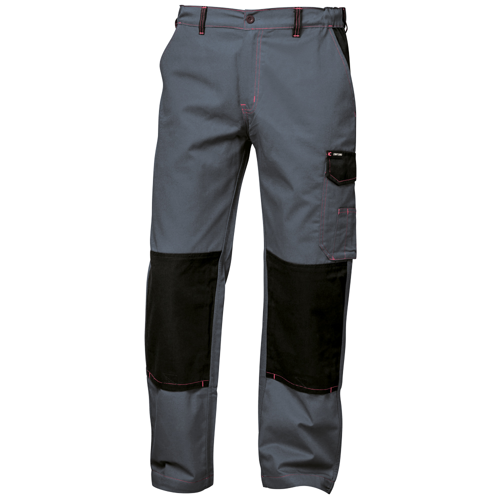 F-CRAFTLAND-Workwear, Bundhose, Twill *MAASTRICHT*, grau/schwarz