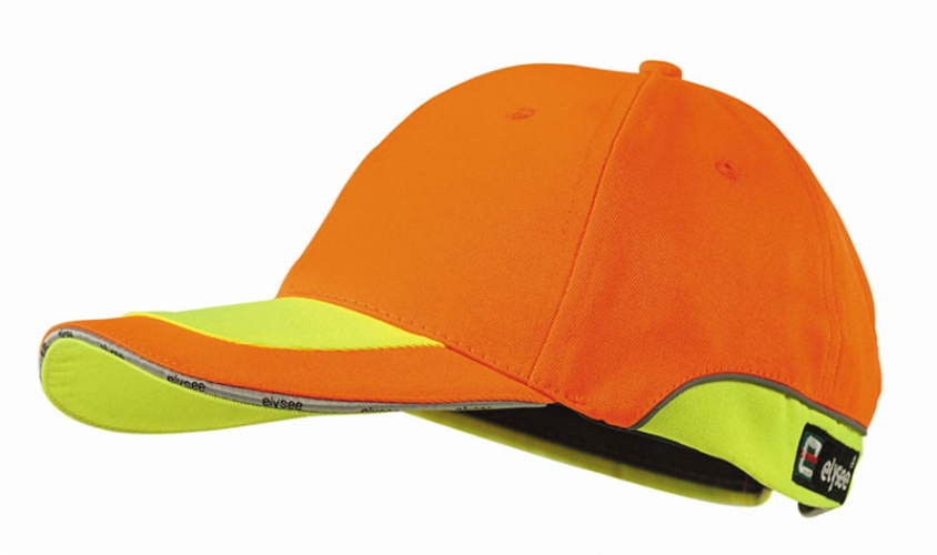 F-ELYSEE-Warnschutz, Caps, Warnschutz, *RUNE*, orange/gelb