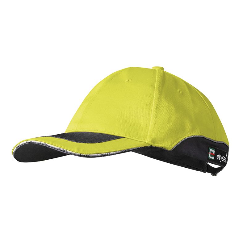 F-ELYSEE-Warnschutz, Warn-Schutz-Caps, *DANIEL*, gelb/grau abgesetzt