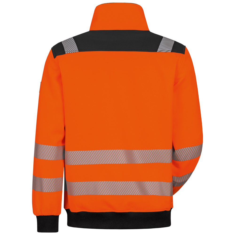 F-ELYSEE-Warnschutz, *FIDELI* WARNSCHUTZ-SWEATJACKE, warnorange/schwarz