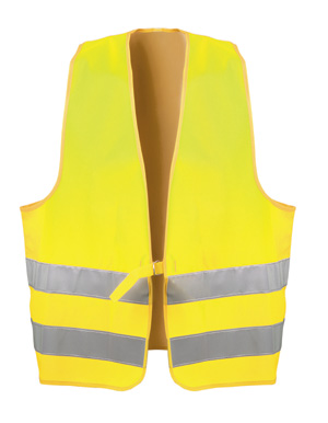F-WICATEX-Warnschutz, Warn-Weste, fluoreszierend *WALTER*, gelb