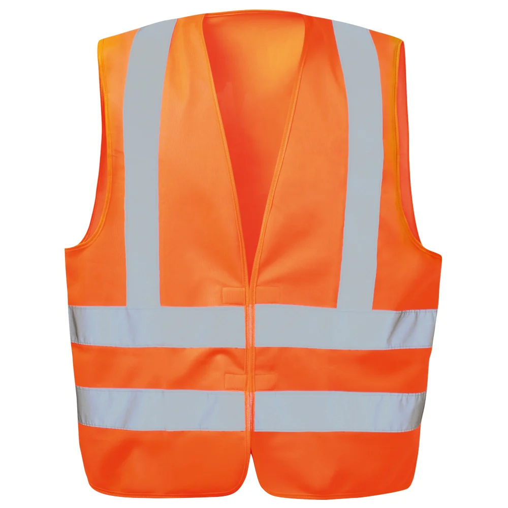 F-WICA-TEX-Warnschutz, Polyester-Warnweste, *KARL, fluoreszierend orange