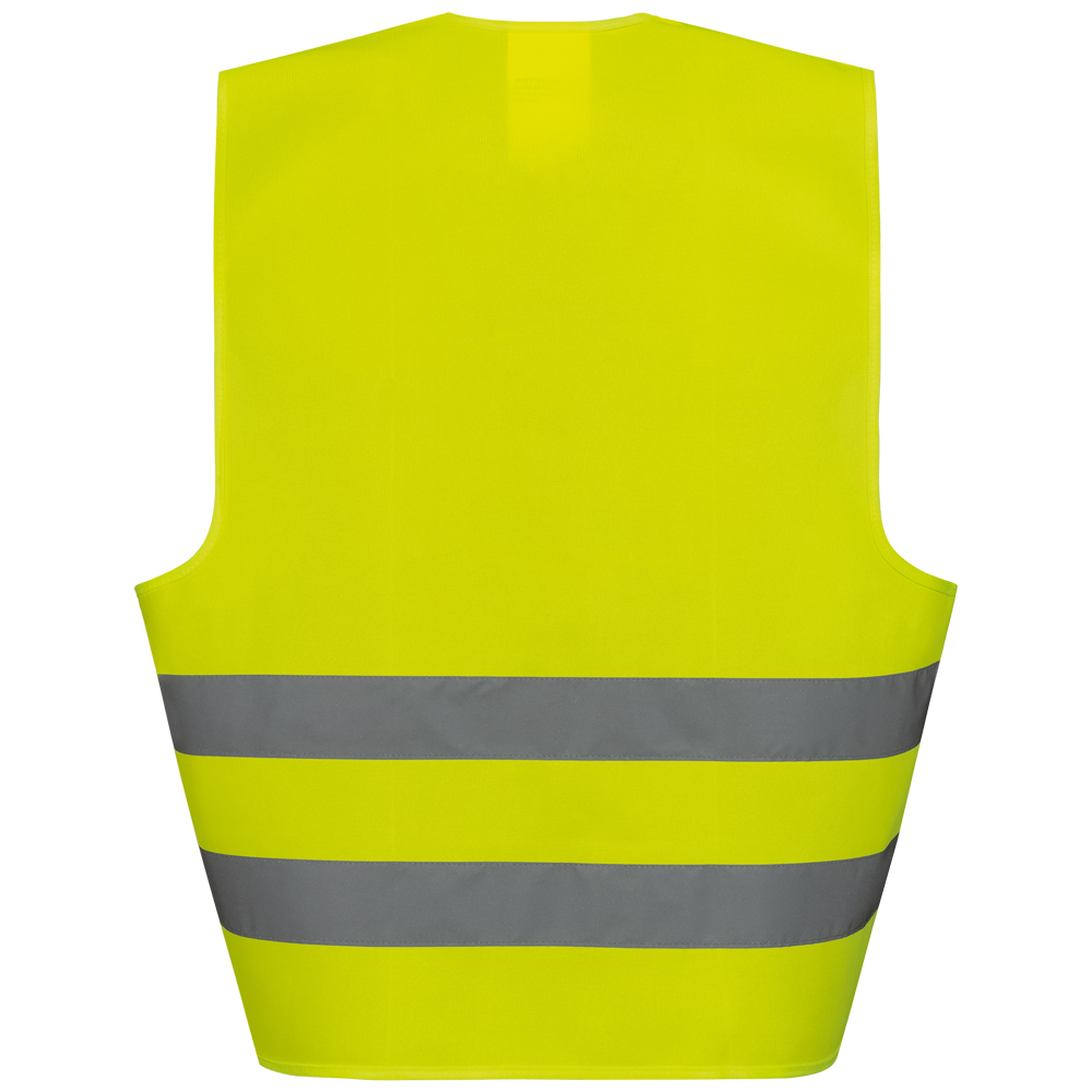 F-WICA-TEX-Warnschutz, Polyester-Warnweste, *HARALD, fluoreszierend gelb