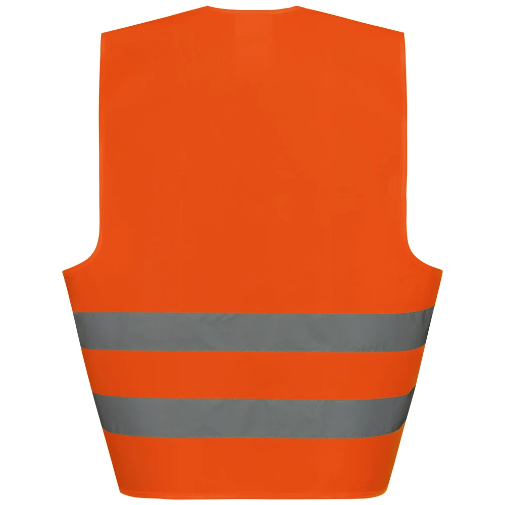 F-WICA-TEX-Warnschutz, Polyester-Warnweste, *OSKAR, fluoreszierend orange