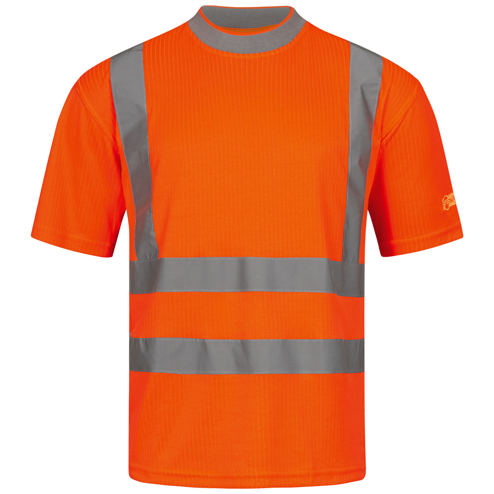 F-SAFESTYLE-Warnschutz, Warnschutz-T-Shirt, *BRIAN*, 185g/m², fluoreszierend orange
