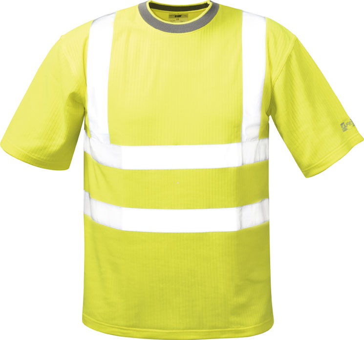 F-SAFESTYLE-Warnschutz-T-Shirt, *STEVEN*, 185g/m², fluoreszierend gelb