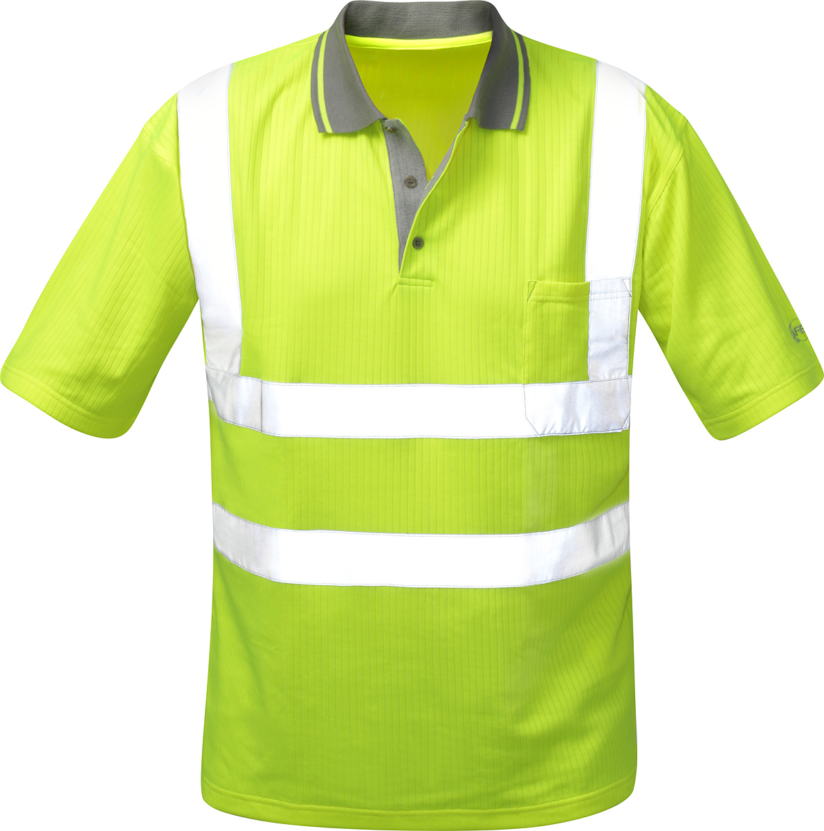 F-SAFESTYLE-Warnschutz-Poloshirt, *DIEGO*, 185g/m², fluoreszierend gelb