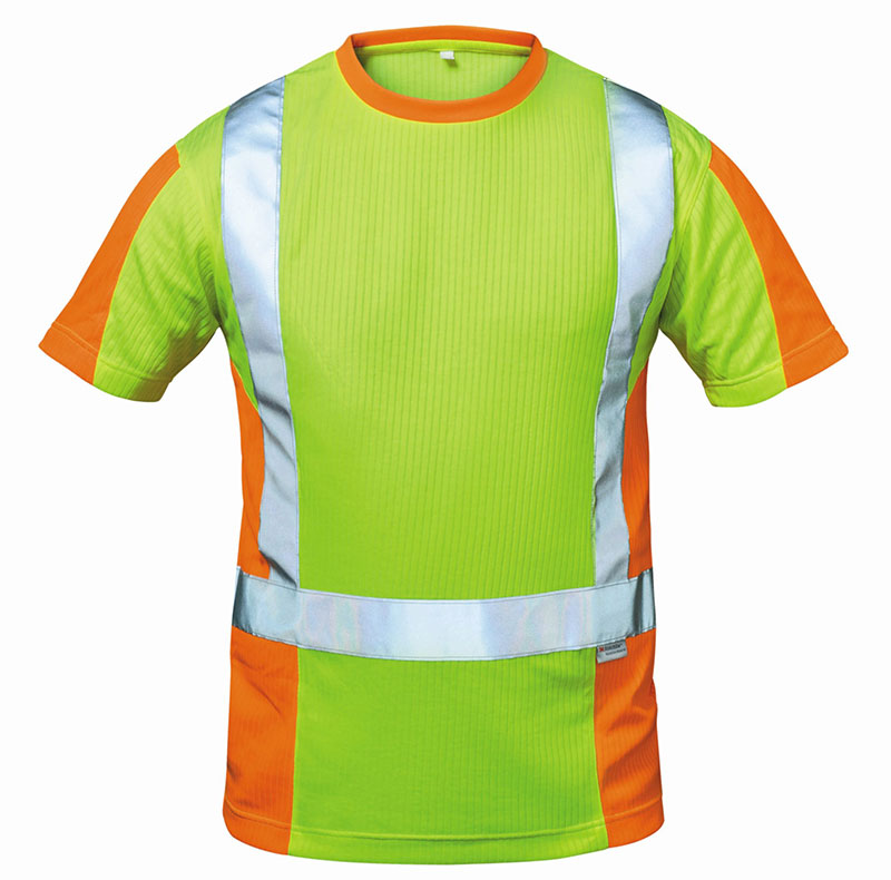 F-ELYSEE-Warnschutz, Warnschutz-T-Shirt, *UTRECHT*, gelb/orange