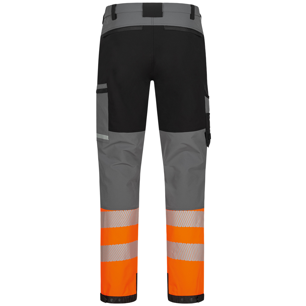 F-Warnschutz, Warnschutz Stretch Bundhose, *VIANDEN*, Farbe: grau/ schwarz/ orange