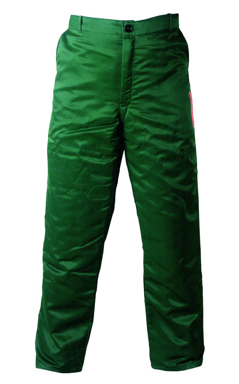 F-Bundhose mit Schnittschutz, *KIEFER*, grün