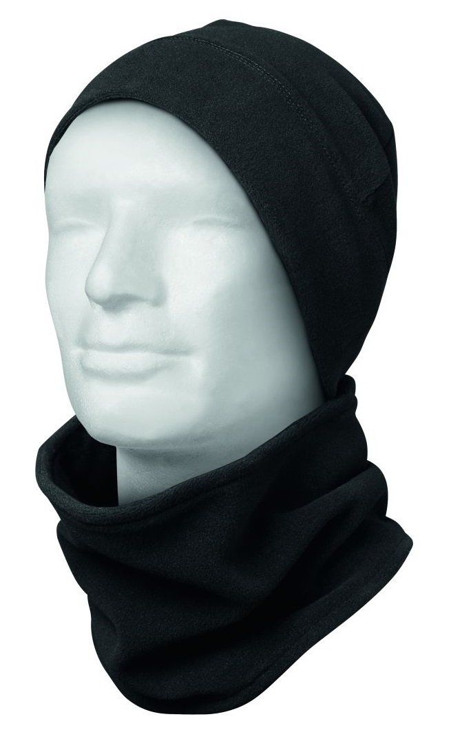 F-CRAFTLAND, Fleece-Set, Mütze und Schal, *KEDRO*, schwarz