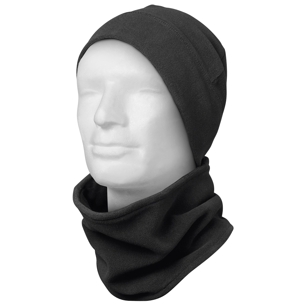 F-CRAFTLAND-Kälteschutz, Fleece-Set, Mütze und Schal, *KEDRO*, schwarz