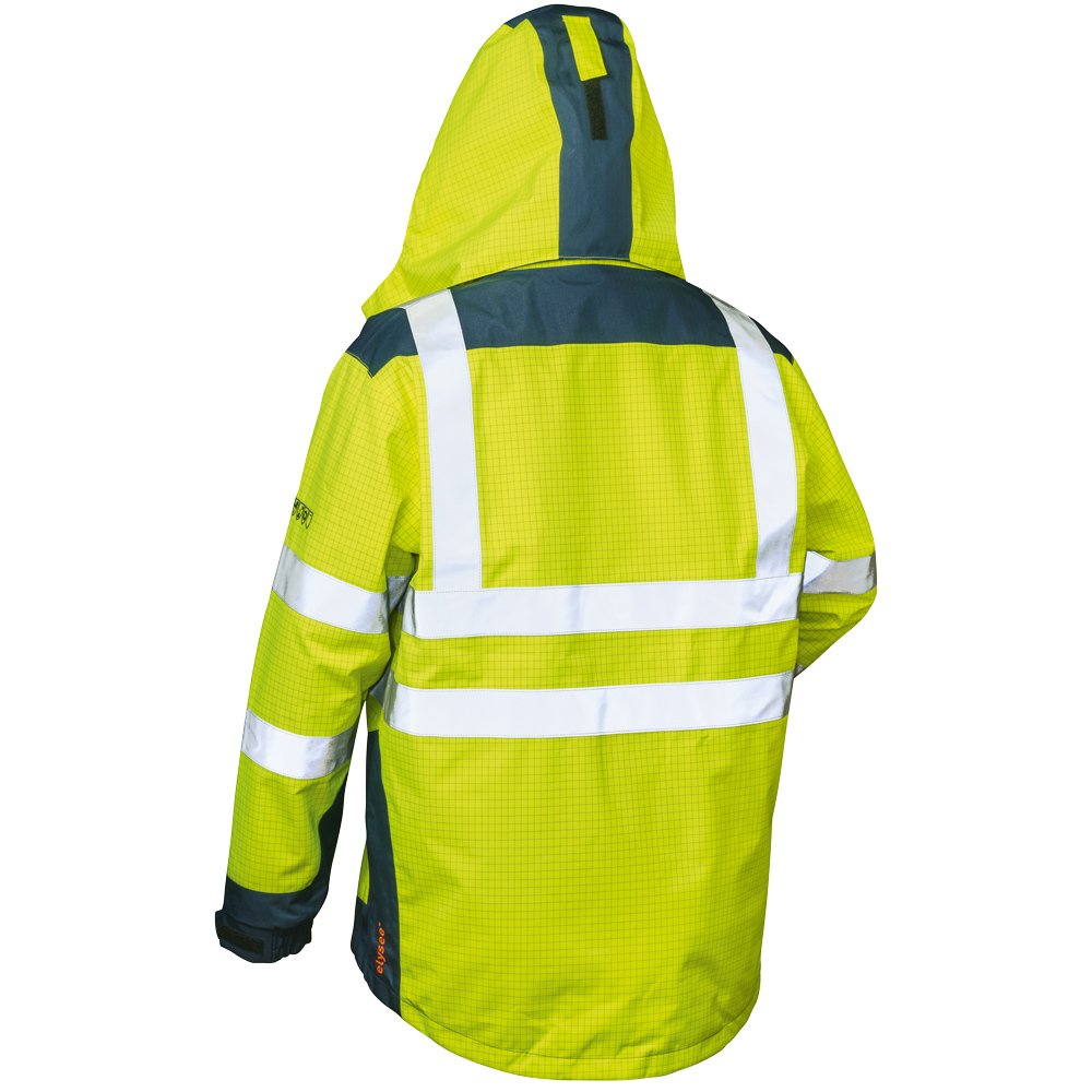 F-ELYSEE-Warnschutz, Warnschutz-Multinorm-3in1 Jacke *GERHARD*, gelb/marine