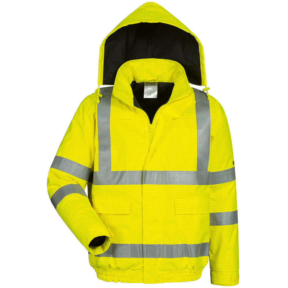 F-Warnschutz, Pilotjacke, Multinorm, *HERIBERT*, gelb