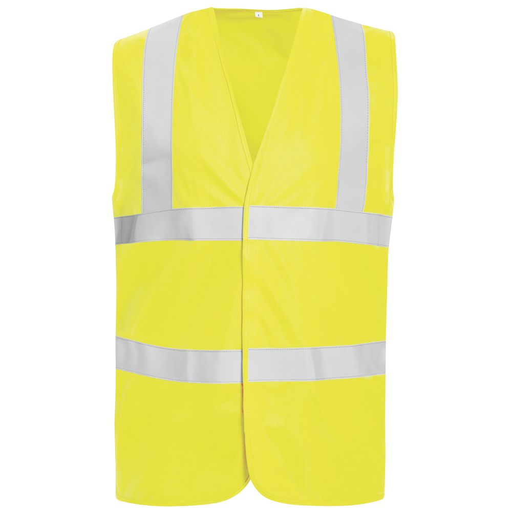 F-SAFESTYLE-Warnschutz, Warnschutz-Weste, *DAMIAN*, fluoreszierend gelb