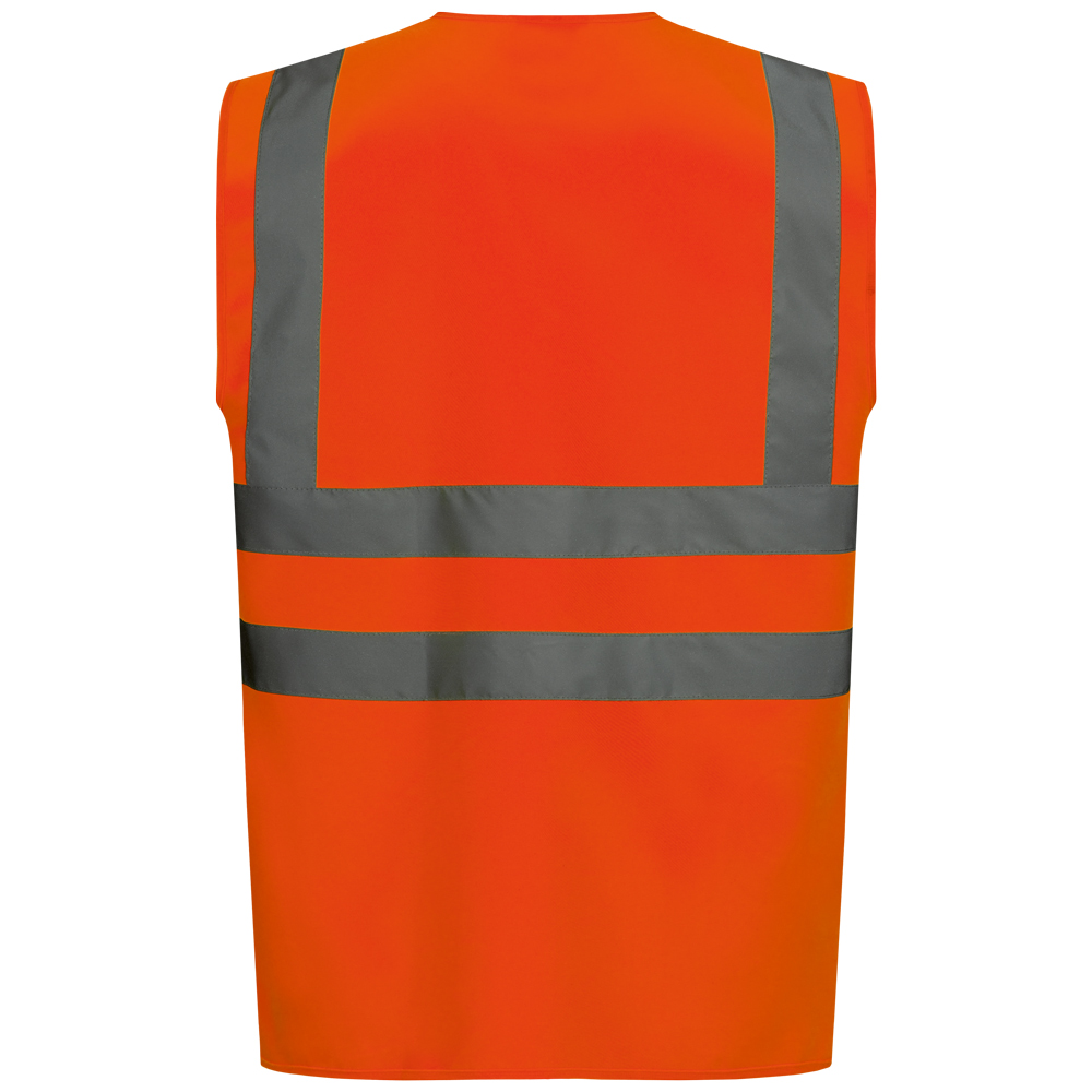 F-SAFESTYLE-Warnschutz, Warnschutz-Weste, *ANSGAR*, fluoreszierend orange