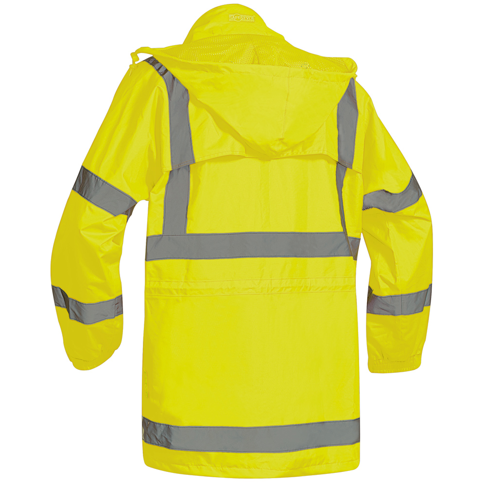 F-SAFESTYLE-Warnschutz, Warnschutz-Regenjacke, *MARC*, fluoreszierend gelb