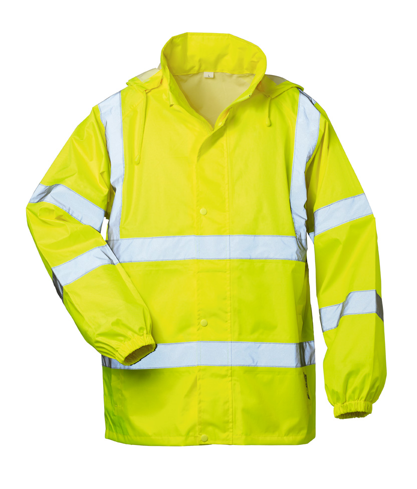 F-SAFESTYLE-Warnschutz-Regenjacke, *ONNO*, fluoreszierend gelb