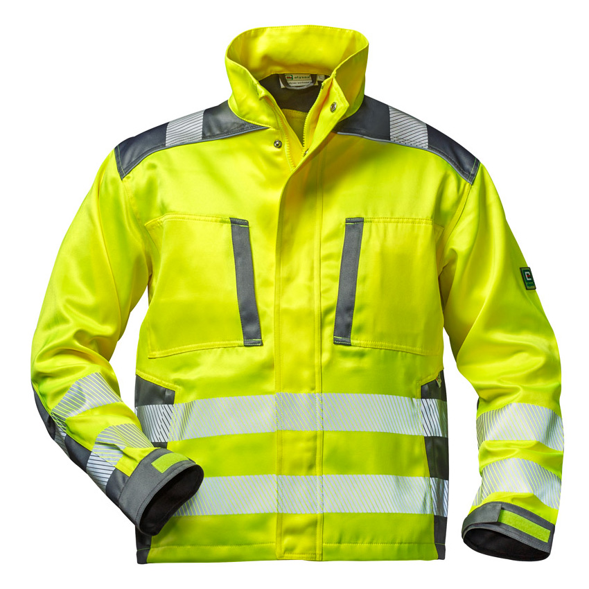 F-SAFESTYLE-Warnschutz, Warn-Bundjacke, *BASTIA*, gelb/grau