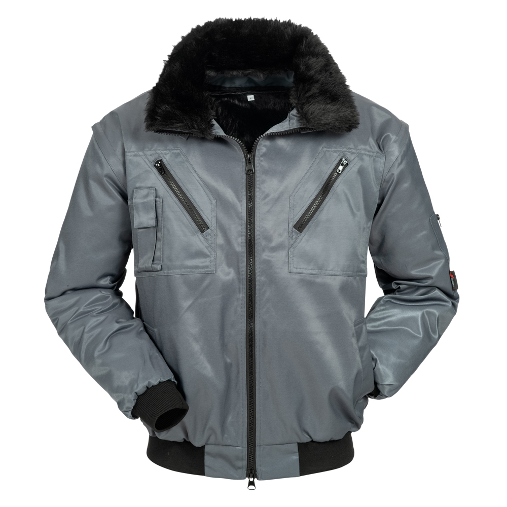 F-NORWAY-Pilotenjacke, *GRIMO*, grau