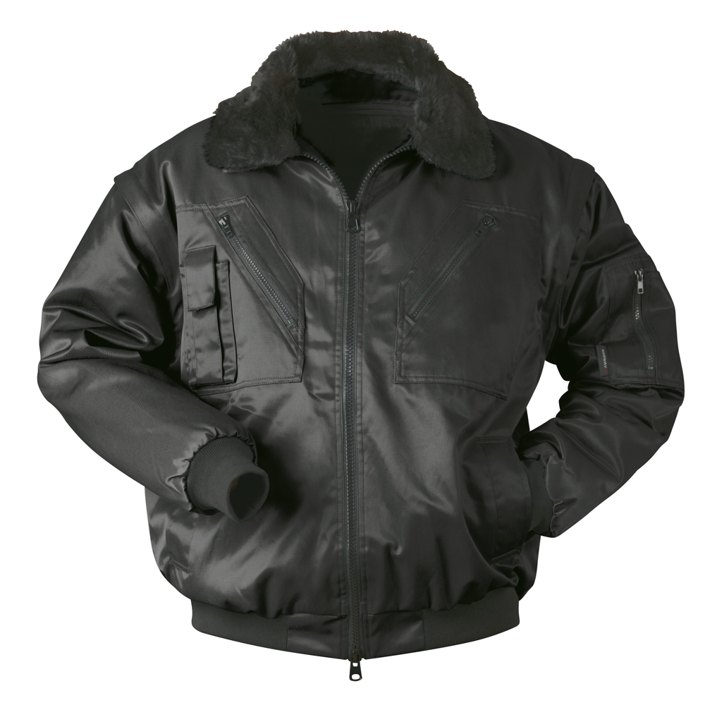 F-NORWAY-Pilotenjacke, *RONDANE*, 250g/m², schwarz