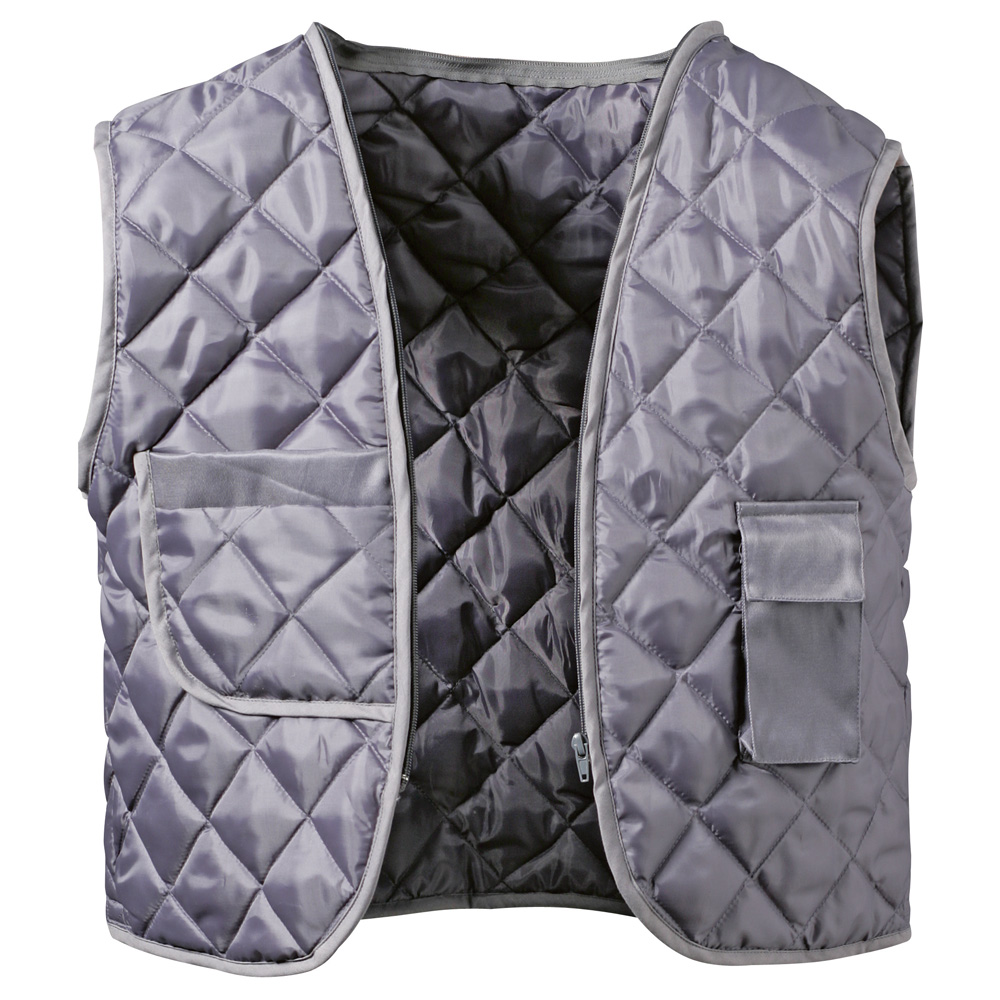 F-ALASKA Kälteschutz, Piloten-Jacke, *HOLLIS*, 250g/m², weiß/grau abgesetzt