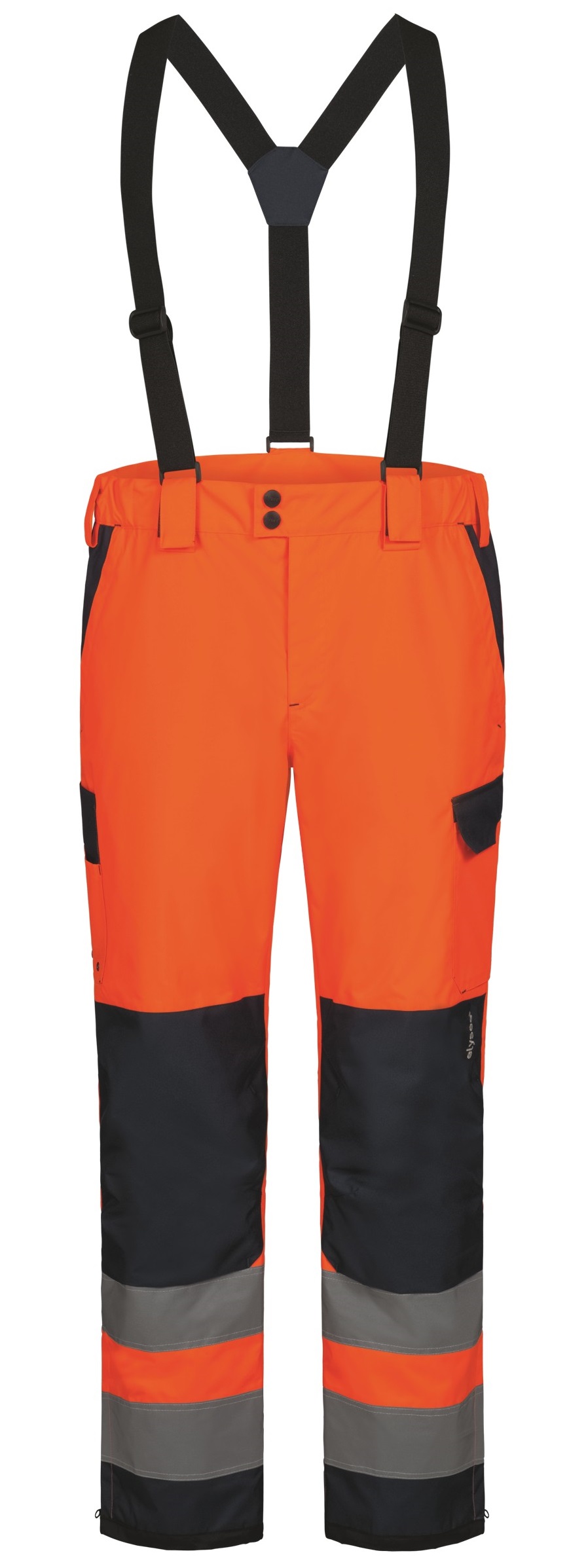 F-Feldtmann-Warnschutz, Warn-Bund-Hose, *BJARKI*, orange/marine