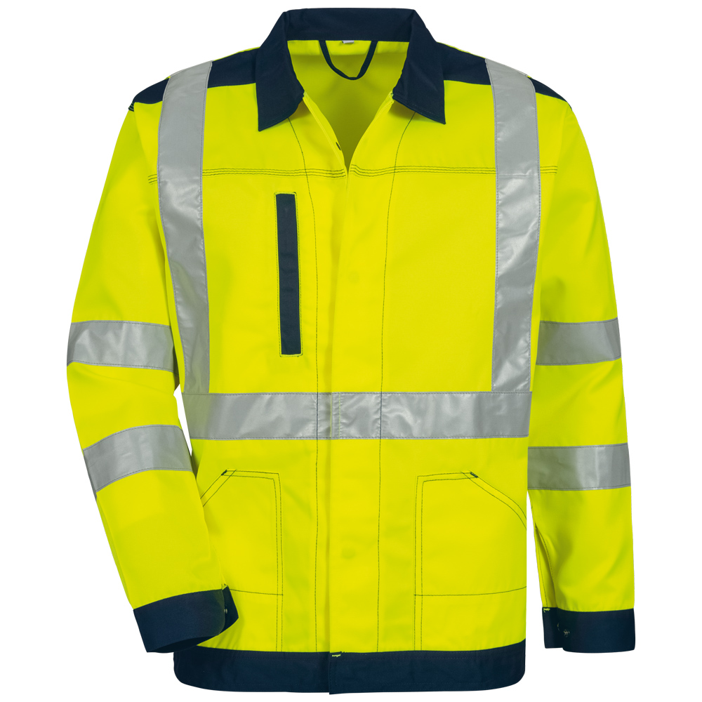 F-Warnschutz, Warnschutz-Bundjacke, *SEBNITZ*, gelb/marine