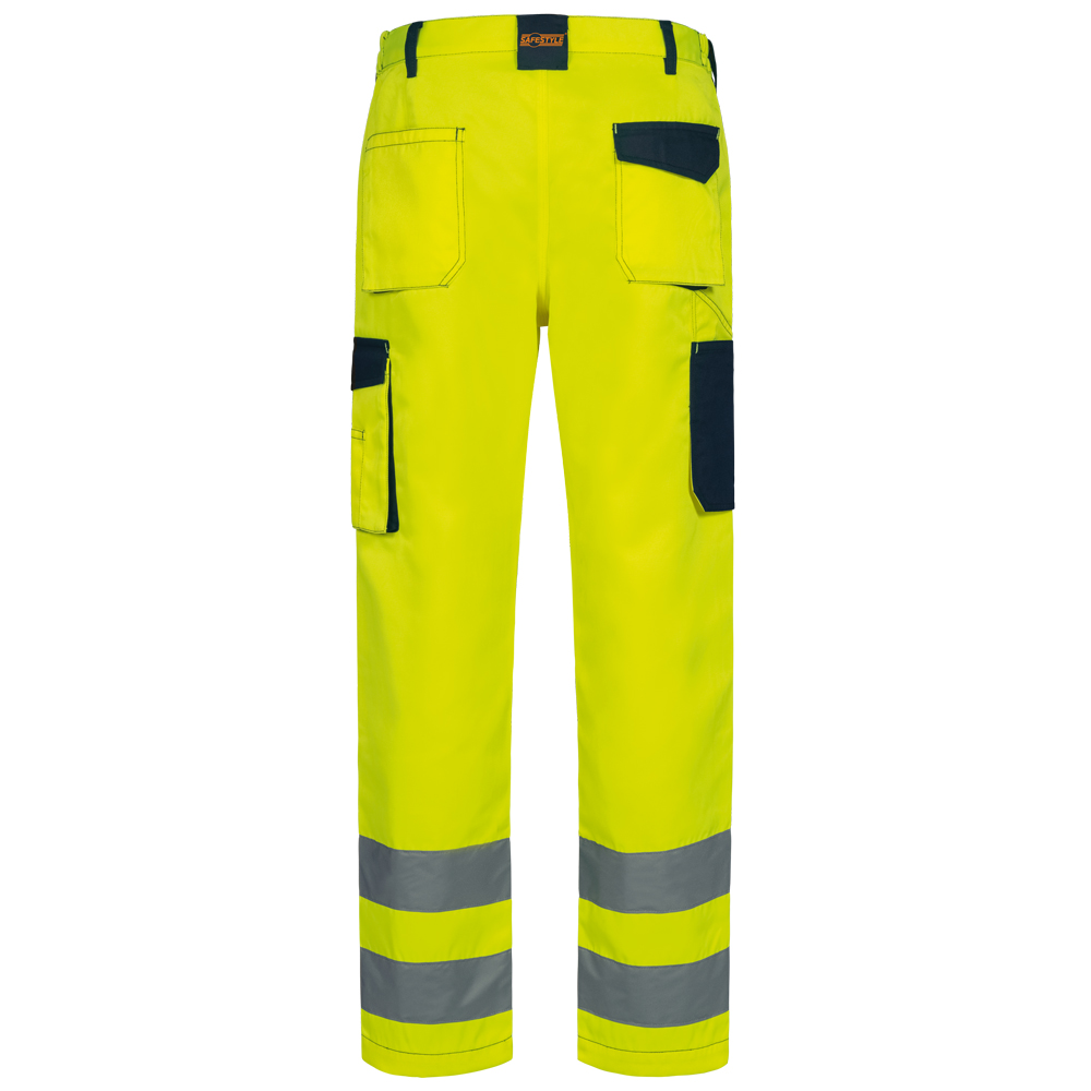 F-Warnschutz, Warnschutz-Bundhose, *WERDAU*, gelb/marine