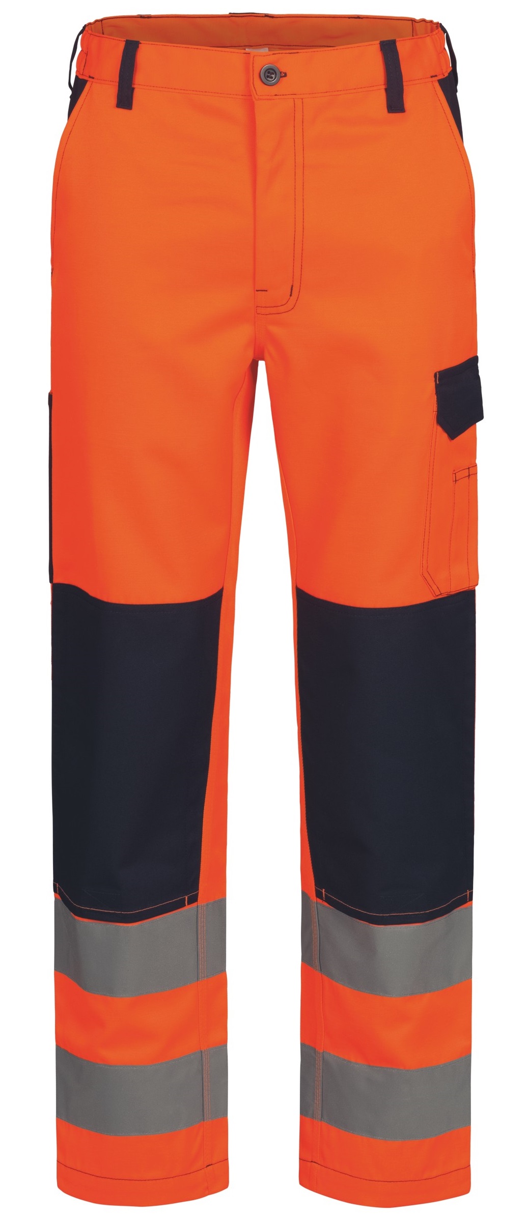 F-Feldtmann-Warnschutz, Warn-Bund-Hose, *FREITAL*, orange/marine