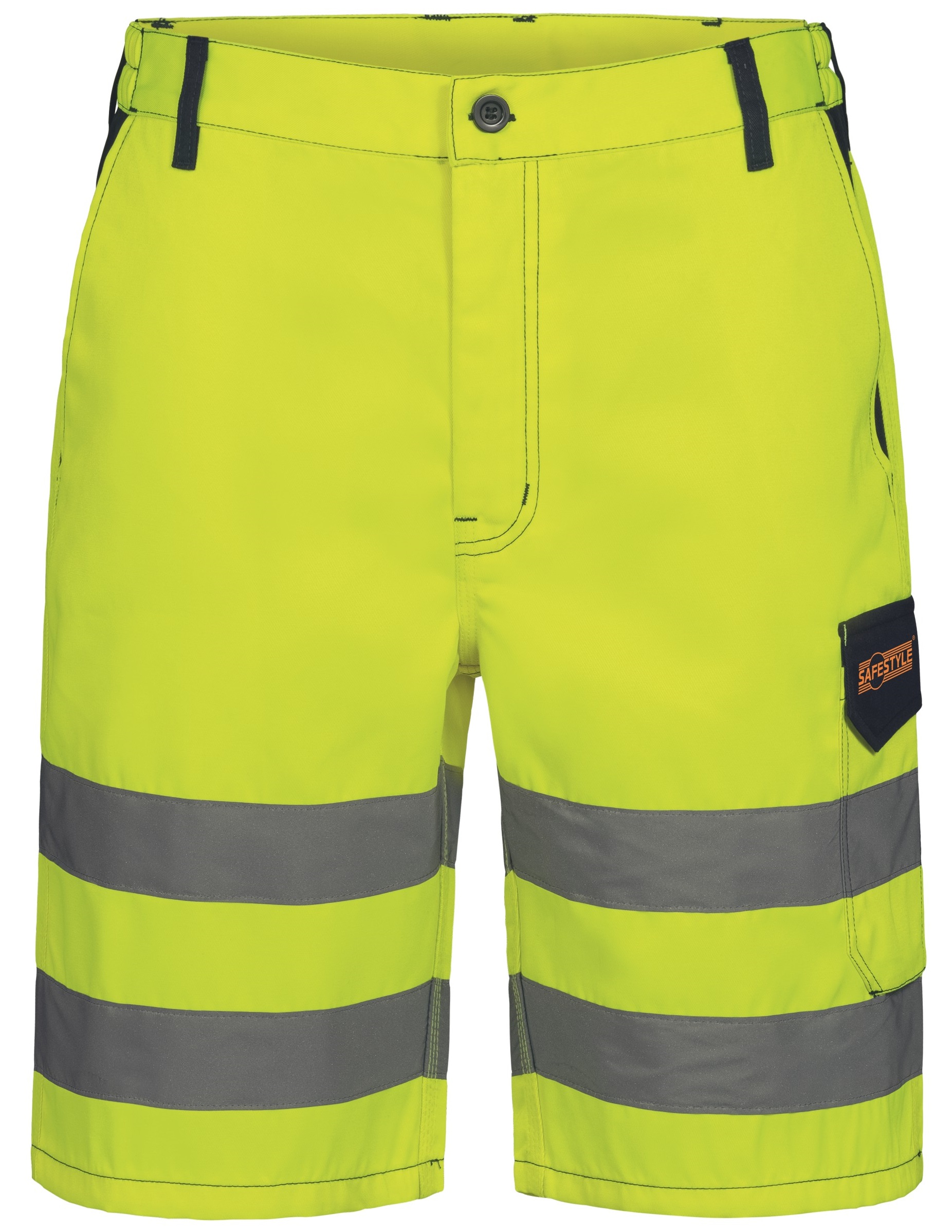 F-Feldtmann-Warnschutz, Warn-Shorts, *JESSEN*, gelb/marine