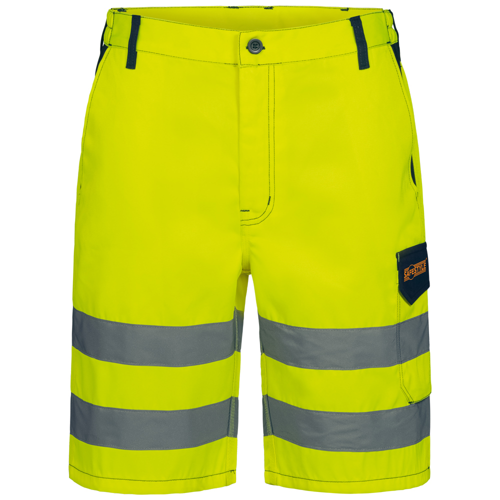 F-Warnschutz, Warnschutz-Shorts, *JESSEN*, gelb/marine