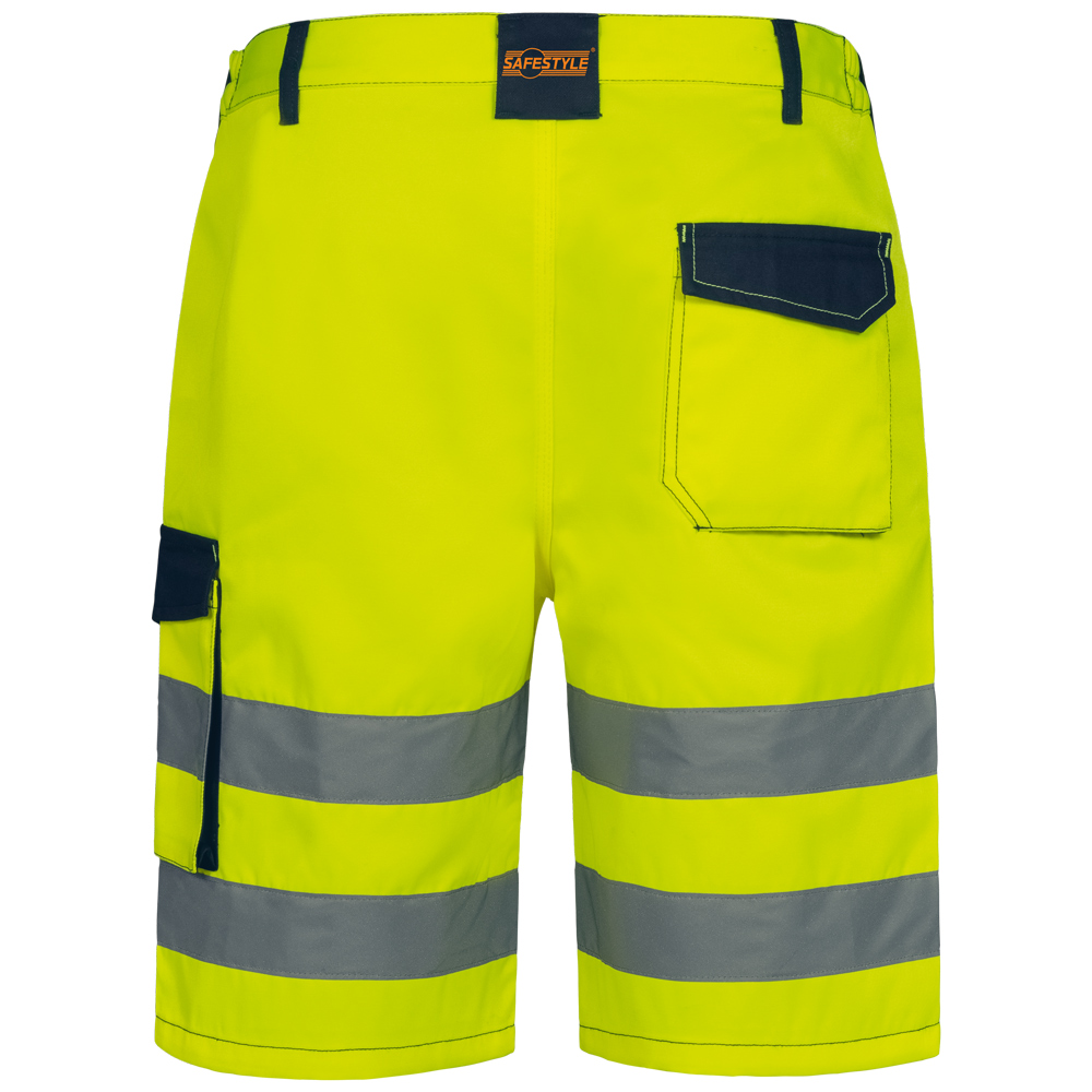 F-Warnschutz, Warnschutz-Shorts, *JESSEN*, gelb/marine