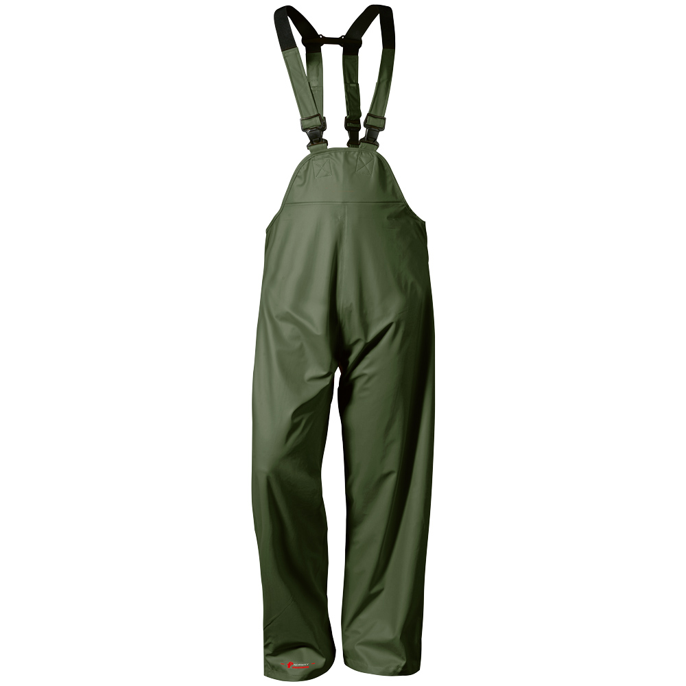 F-NORWAY-Nässeschutz, Regenschutz, PU-Stretch-Regenlatzhose, *SUNDSVALL*, 190g/m², oliv