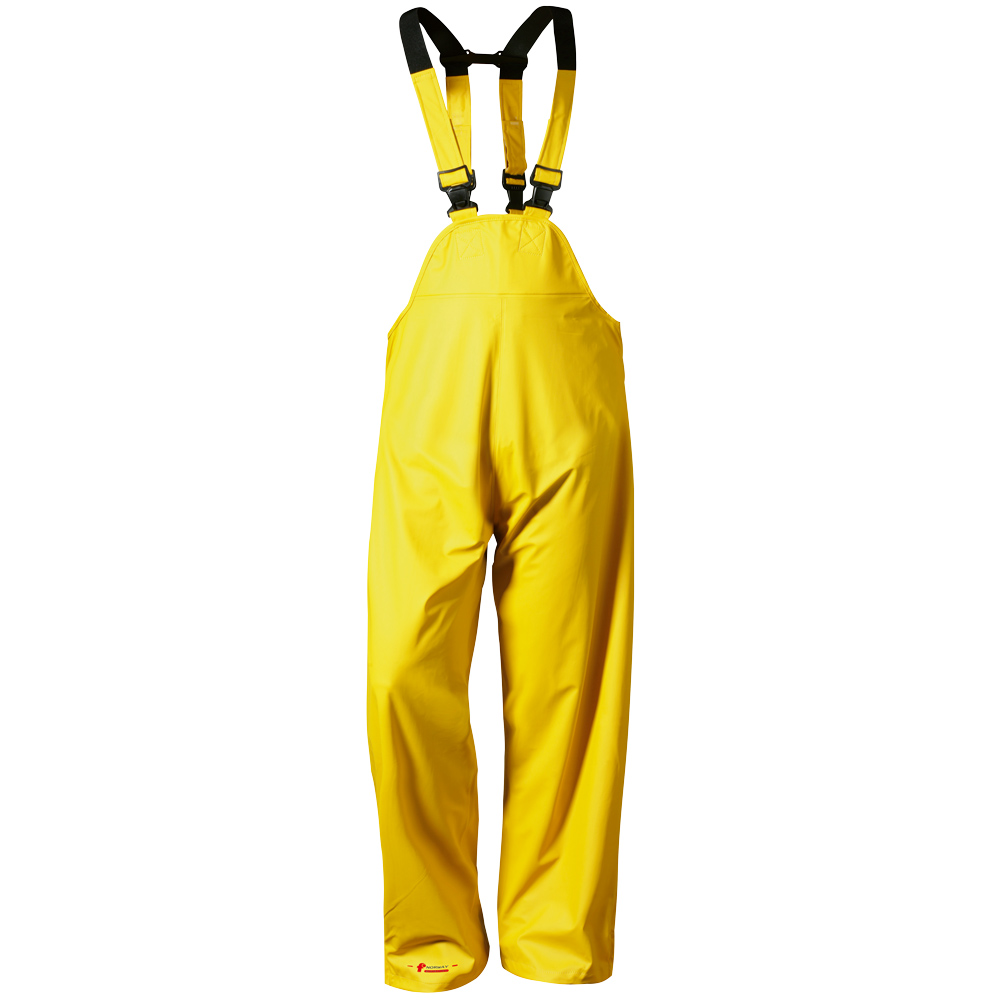 F-NORWAY-Nässeschutz, Regenschutz, PU-Stretch-Regenlatzhose, *HALMSTAD*, 190g/m², gelb