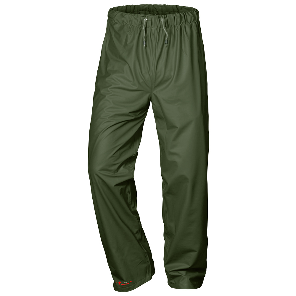 F-NORWAY-Nässeschutz, Regenschutz, PU-Stretch-Regenbundhose, *TRELLEBORG*, 190g/m², oliv