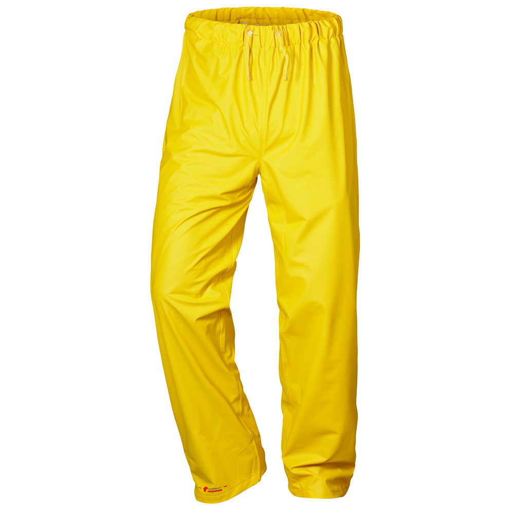 F-NORWAY-Nässeschutz, Regenschutz, PU-Stretch-Regenbundhose, *KARLSKRONA*, 190g/m², gelb