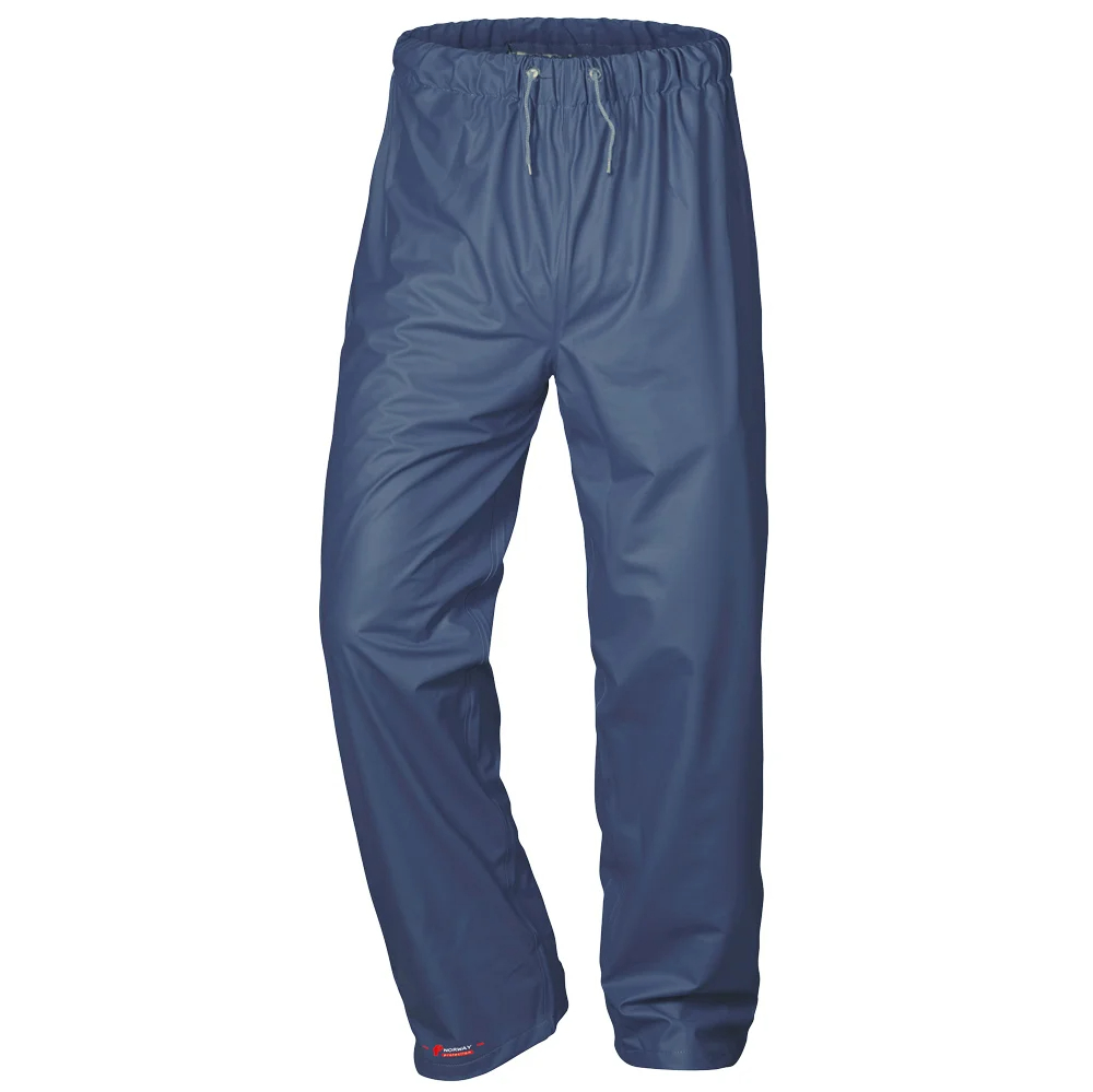 F-NORWAY-Nässeschutz, Regenschutz, PU-Stretch-Regenbundhose, *KALMAR*, 190g/m², marine