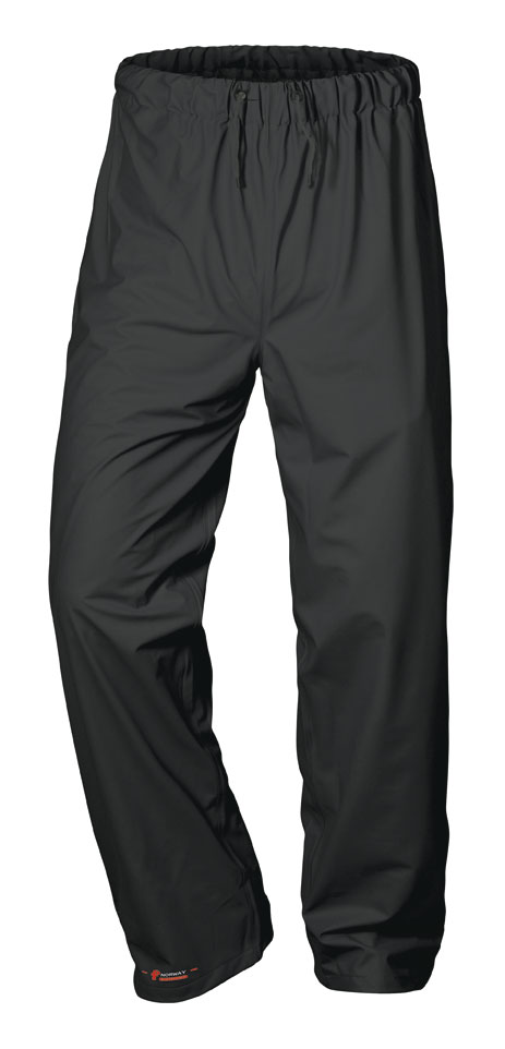 F-NORWAY-PU-Stretch-Regenbundhose, *LINDSDAL*, 190g/m², schwarz
