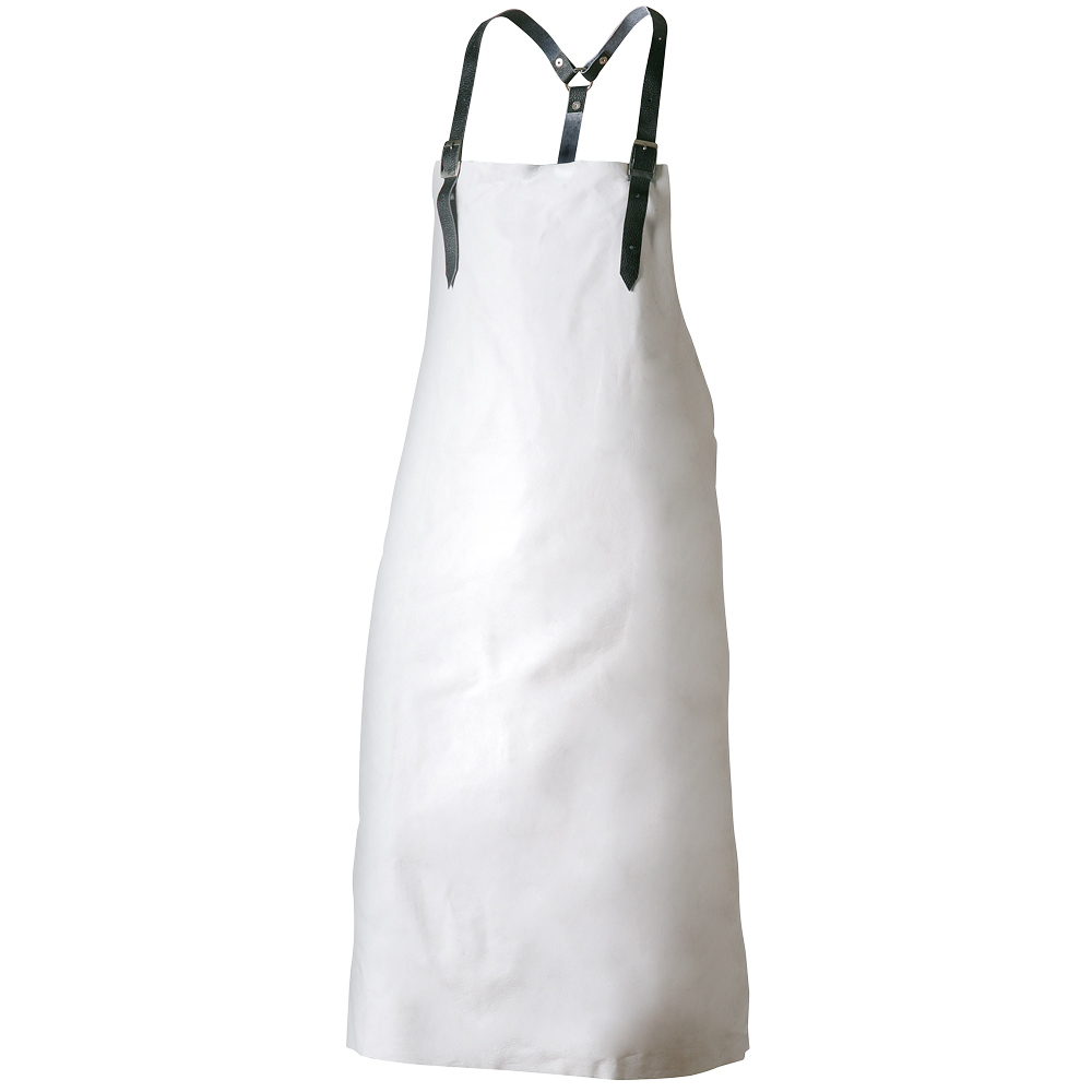 F-CRAFTLAND-Workwear, Vollleder-Schürze, *INGO*, weiß